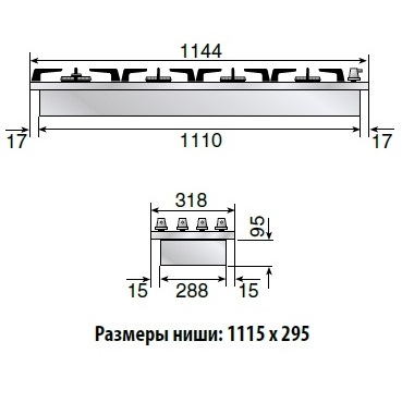 Варочная панель Ilve HP1230D