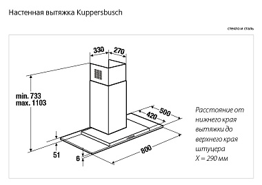 Вытяжка Kuppersbusch KD8380.1GE