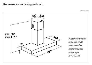 Вытяжка Kuppersbusch KD 6210.2GE