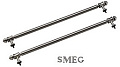 Комплект боковых релингов + логотип Smeg KITKCS-2