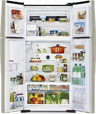 Холодильник Hitachi R-W722FPU1X GBK