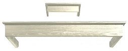 Деревяннная рамка для вытяжки Smeg KCL900PO бук кремовый